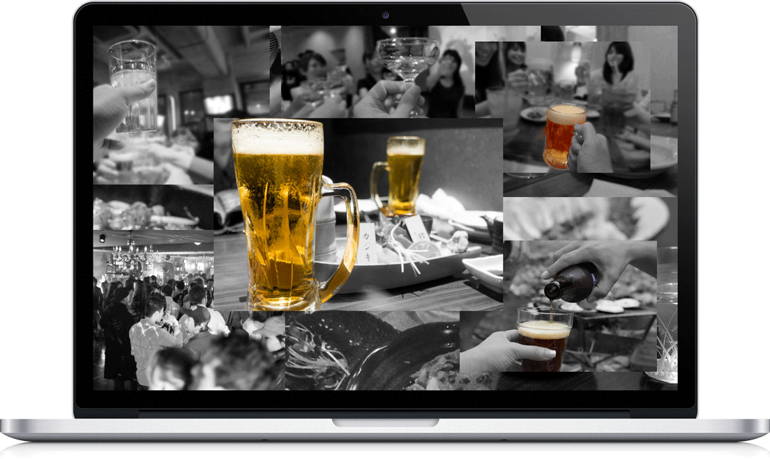 SNSに投稿される写真・画像から、商品の利用状況を明確にするサービスです