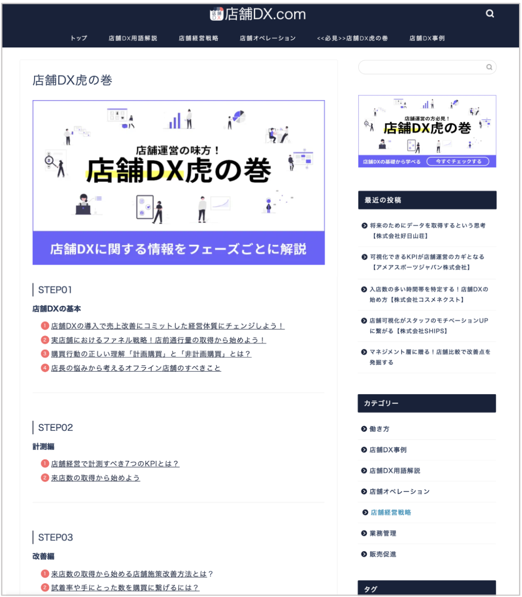 店舗DX.comの虎の巻